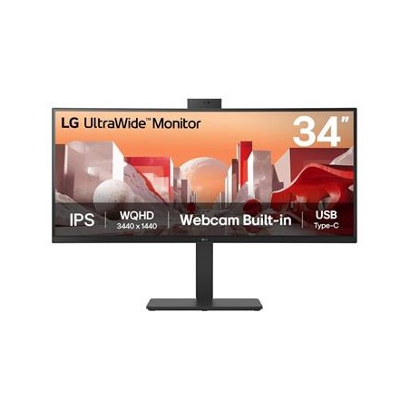 POŠKOZENÝ OBAL - LG monitor 34BA85QE IPS 34" QHD zakřivený /3440x1440 /21:9/300 cd/m2/5ms/HDMI/DP/USB-C/60Hz/HDR10/ On