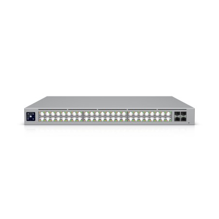 Ubiquiti UniFi Enterprise, 48portový Layer 3 PoE+++ switch, Layer 3 Etherlighting™ PoE+++, stacking, 10 GbE RJ45 and 25G