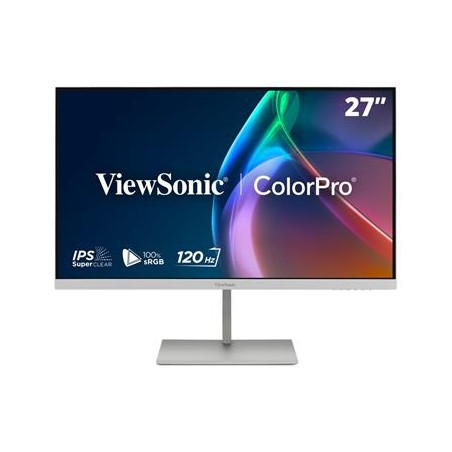ViewSonic VP2766-2K-W 27" QHD 3 sides Frameless SuperClear IPS Monitor s 100% sRGB, 90W USB-C,ergonomický stojan,bílý
