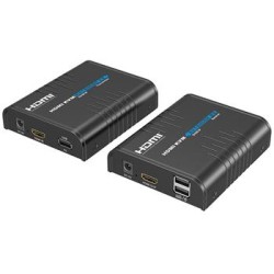 XtendLan HDMI přenos po LAN, vysílač a přijímač, UDP/Multicast, 100Mbps@1080p, přenos USB, funkce KVM