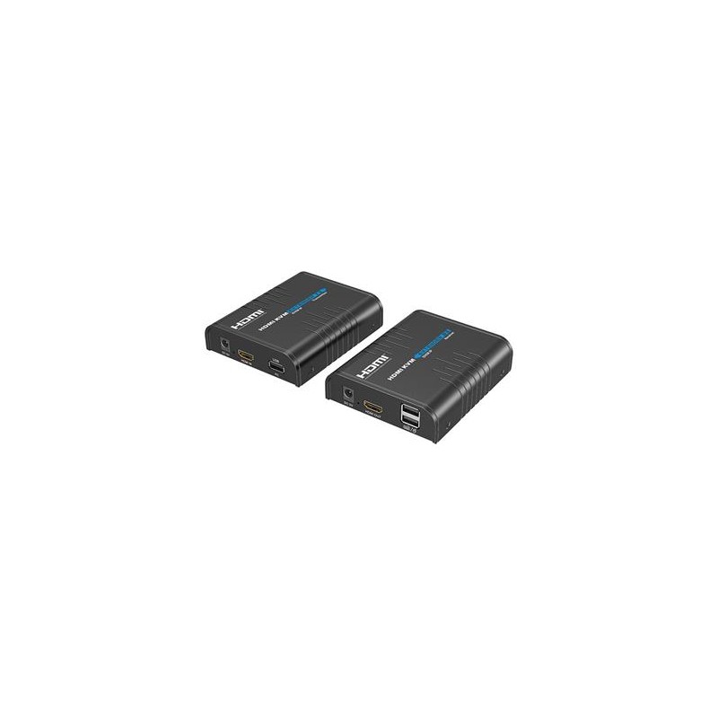 XtendLan HDMI přenos po LAN, vysílač a přijímač, UDP/Multicast, 100Mbps@1080p, přenos USB, funkce KVM