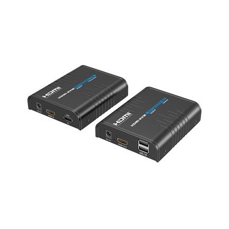 XtendLan HDMI přenos po LAN, vysílač a přijímač, UDP/Multicast, 100Mbps@1080p, přenos USB, funkce KVM