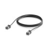 Ubiquiti UniFi Venkovní patch kabel C6A, ultra tenký a odolný stíněný kabel pro 10 GbE, 2m, Černá