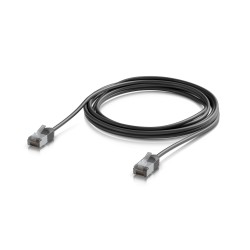 Ubiquiti UniFi Venkovní patch kabel C6A, ultra tenký a odolný stíněný kabel pro 10 GbE, 3m, Černá