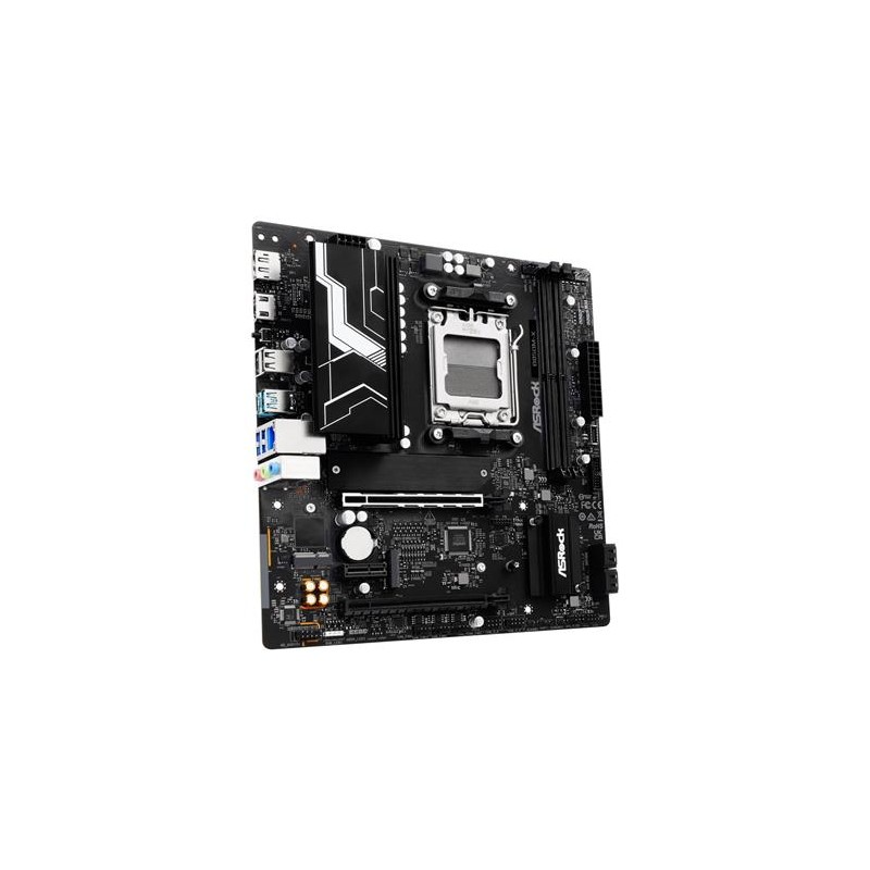 ASRock B850M-X / AMD B850 / AM5 / 2x DDR5 DIMM / 2x M.2 / HDMI / DP / USB-C / mATX