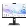 MSI PC AiO Modern AM273QP AI 1UMG-424XEU, Ultra 7 155H, 27" WQHD, Anti-Glare, 16GB, 1TB SSD, N/A, No OS, Black