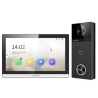 Hikvision KIT IP videotelefonu, dveřní stanice + bytový monitor, 2x zdroj, MicroSD karta DSKIS610P
