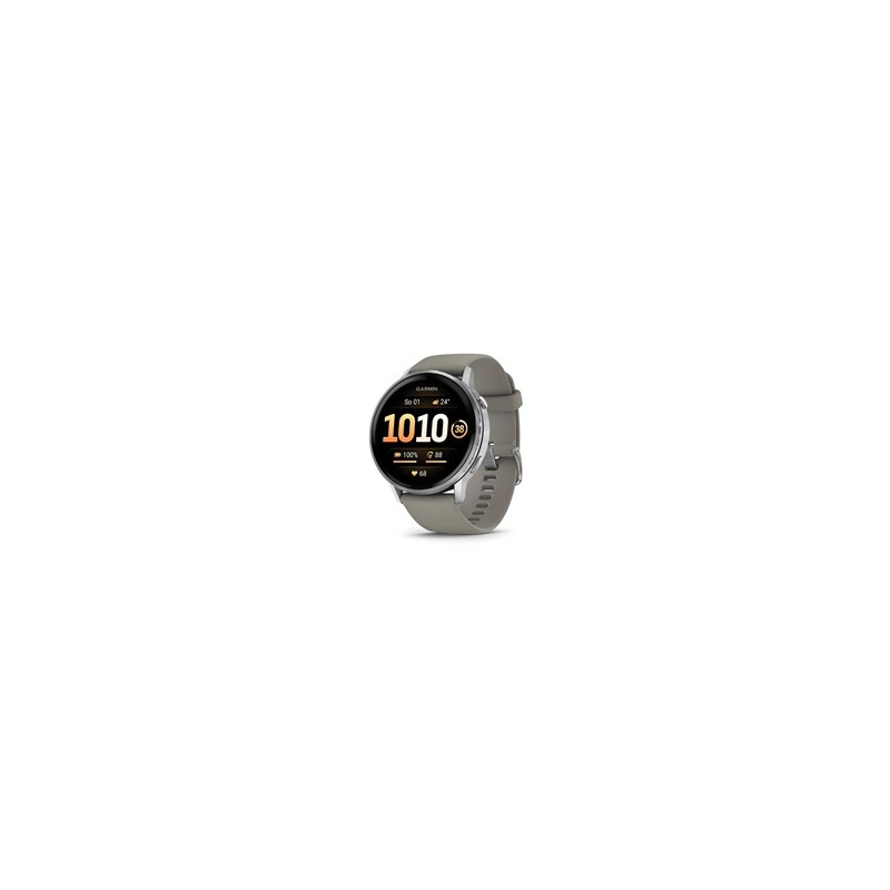 Garmin Venu® 4 - 45 mm Silver / Silver Gray silikonový řemínek