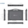 ONERugged N15A 15.6" rugged notebook, I5+16G+512G, 1920x1080, 1000cd/m2, Win11 Pro bez licence