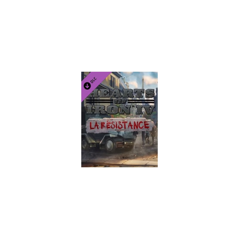 Hearts of Iron IV La Resistance – herní rozšíření pro PC (elektronická licence)