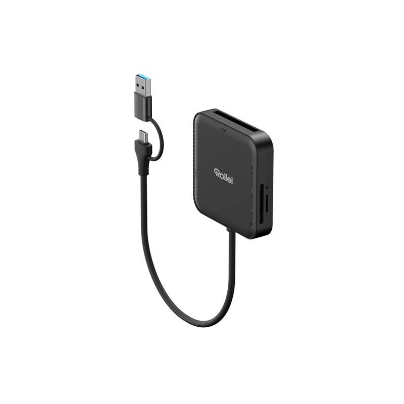 Rollei 4-in-1 Card Reader for SD, CF, MS & microSD