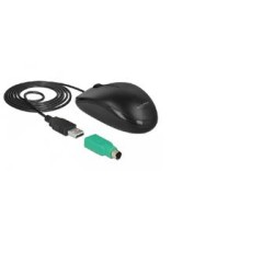 Delock Optická 3-tlačítková USB Typ-A + PS/2 myš pro stolní počítače
