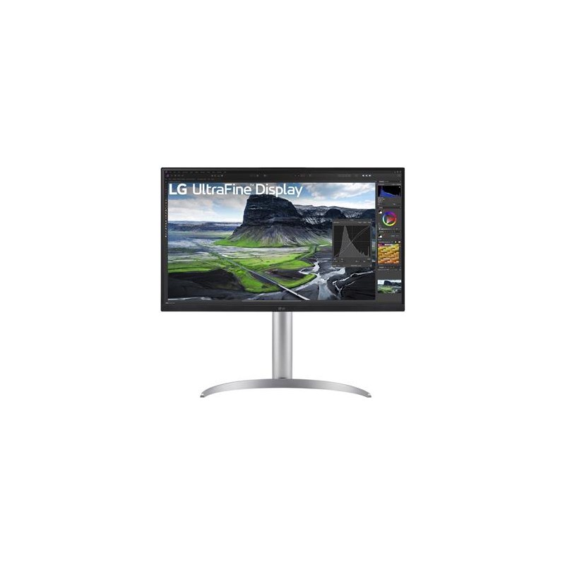 POŠKOZENÝ OBAL - LG monitor 27UQ850V-W IPS 4K / 3840x2160 / 5ms / 2000:1 / 400cd / HDMI / DP / USB-C/ repro /pivot / vý