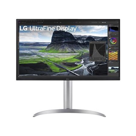 POŠKOZENÝ OBAL - LG monitor 27UQ850V-W IPS 4K / 3840x2160 / 5ms / 2000:1 / 400cd / HDMI / DP / USB-C/ repro /pivot / vý