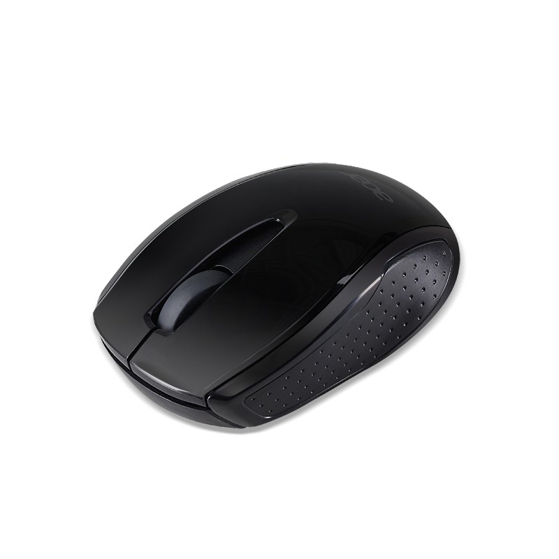 ACER Wireless Mouse G69 Black - RF2.4G, 1600 dpi, 95x58x35 mm, 10m dosah, 2x AAA, Win/Chrome/Mac, (Retail Pack)