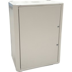 Conexpro jednodílný rozvaděč 19" 15U/400mm, FLAT PACK, plechové dveře