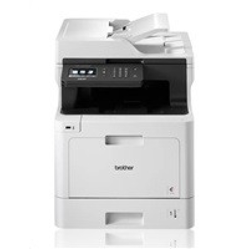 BROTHER multifunkce color laserová DCP-L8410CDW - A4, 31ppm 512MB 2400x600 PCL LAN USB WiFi 250l 50ADF, DUPLEX