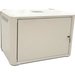 Conexpro jednodílný rozvaděč 19" 6U/400mm, FLAT PACK, plechové dveře