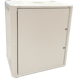 Conexpro jednodílný rozvaděč 19" 12U/400mm, FLAT PACK, plechové dveře