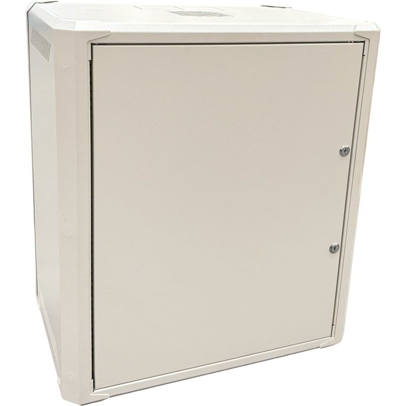 Conexpro jednodílný rozvaděč 19" 12U/400mm, FLAT PACK, plechové dveře
