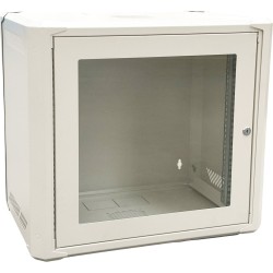 Conexpro jednodílný rozvaděč 19" 9U/400mm, FLAT PACK, skleněné dveře