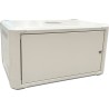 Conexpro jednodílný rozvaděč 19" 4U/400mm, FLAT PACK, plechové dveře