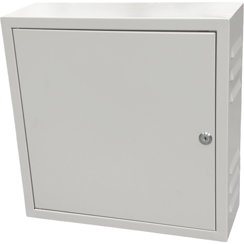 Conexpro montážní skříň na stěnu 400x400x140, ventilace, šedá