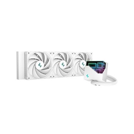 DEEPCOOL vodní chladič LT720 / 3x120 mm fan / ARGB / Intel i AMD bílý