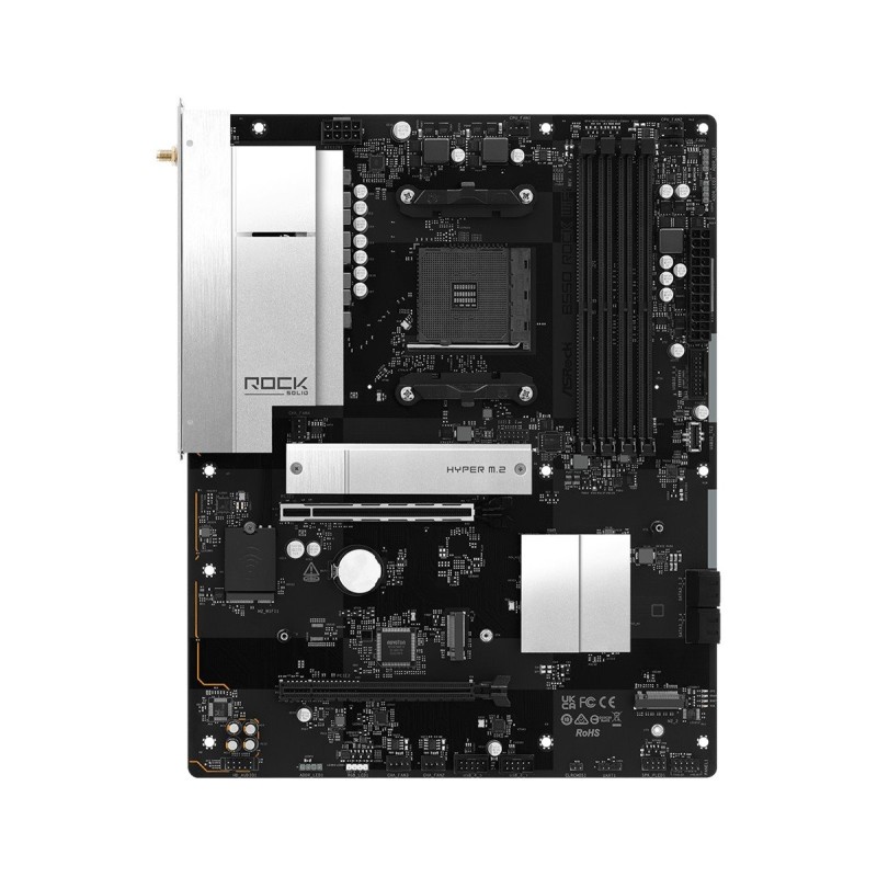 MB Asrock B550 Rock /AM4/4xDDR4/M.2/W6E+BT5.3/HDMI/ATX