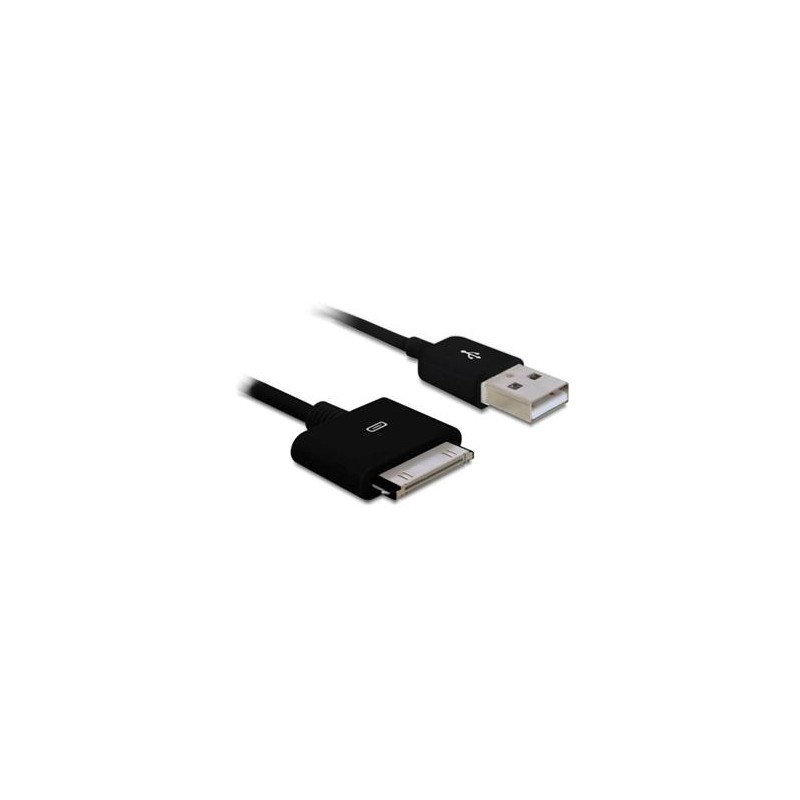 Navilock USB napájecí a datový kabel iPhone 3G, černý, 1,8 metru