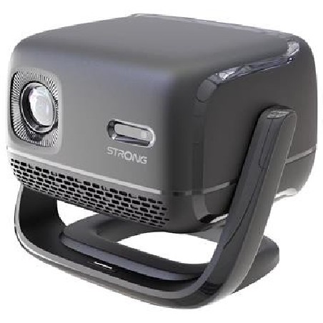 STRONG projektor MIRA-LITE/ LCD/ FHD (1920x1080)/ 260 ANSI lm/ USB 2.0/ HDMI/ BT/ Wi-Fi/ Repro/ Google TV/ šedý