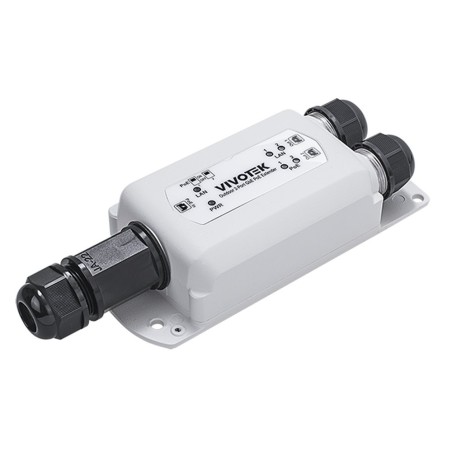 Vivotek AP-GXC-0250 PoE Extender, 2× GE výstup, IP67, IK10, až 300 m, ochrana 6 kV, venkovní