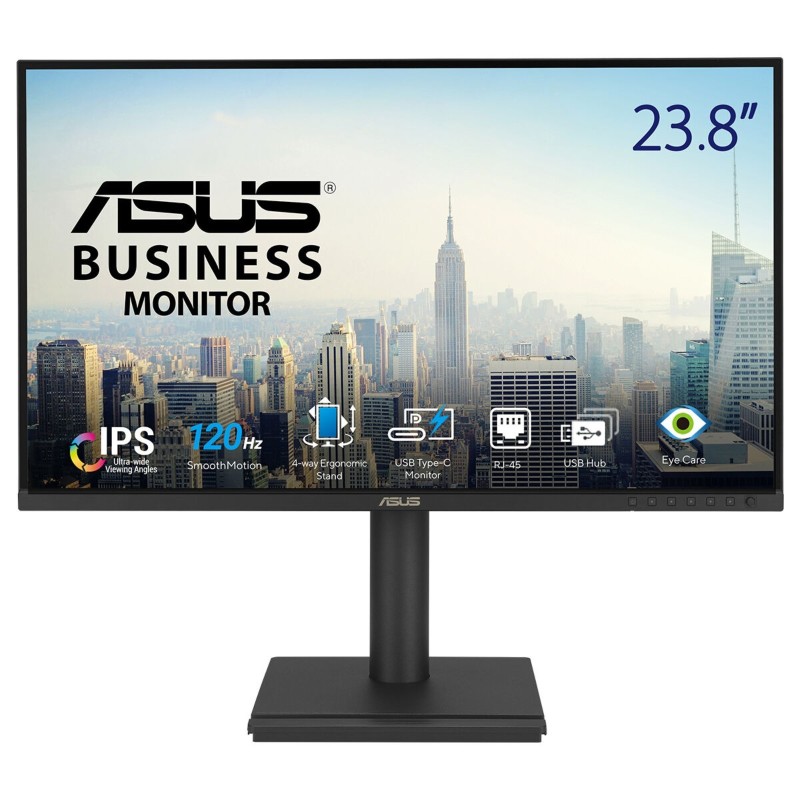 ASUS Monitor Business BE249CGN, 23,8", IPS, 1920x1080, 16:9, 5ms, DP, HDMI, USB-C, 120Hz, Repro