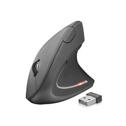 BAZAR - TRUST Myš Verto wireless ergonomic mouse USB, black (černá) - Poškozený obal (Komplet)