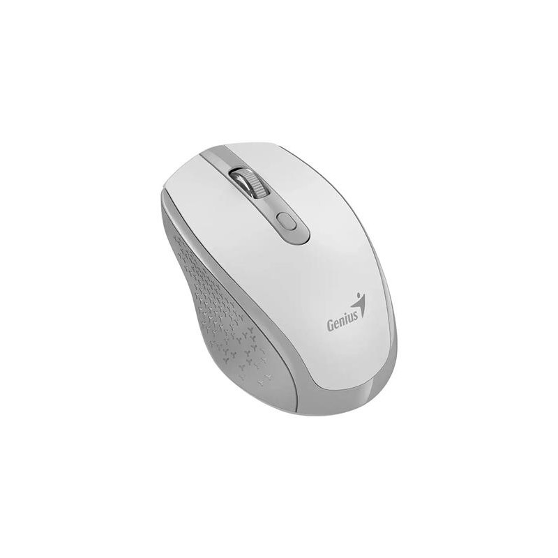 GENIUS NX-8040S WhiteGrey/ 1600 dpi/ bezdrátová/ 2,4GHz/ tichá/ bílošedá