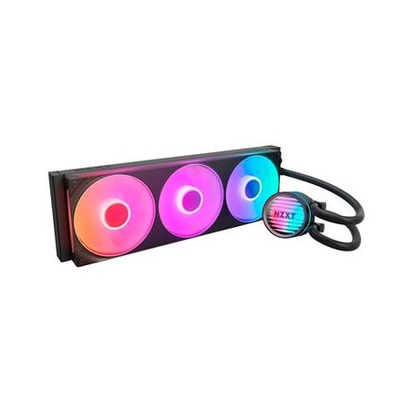 NZXT vodní chladič Kraken Core 360 RGB / 3x120mm RGB fan / 4-pin PWM / single frame fan / 6 let