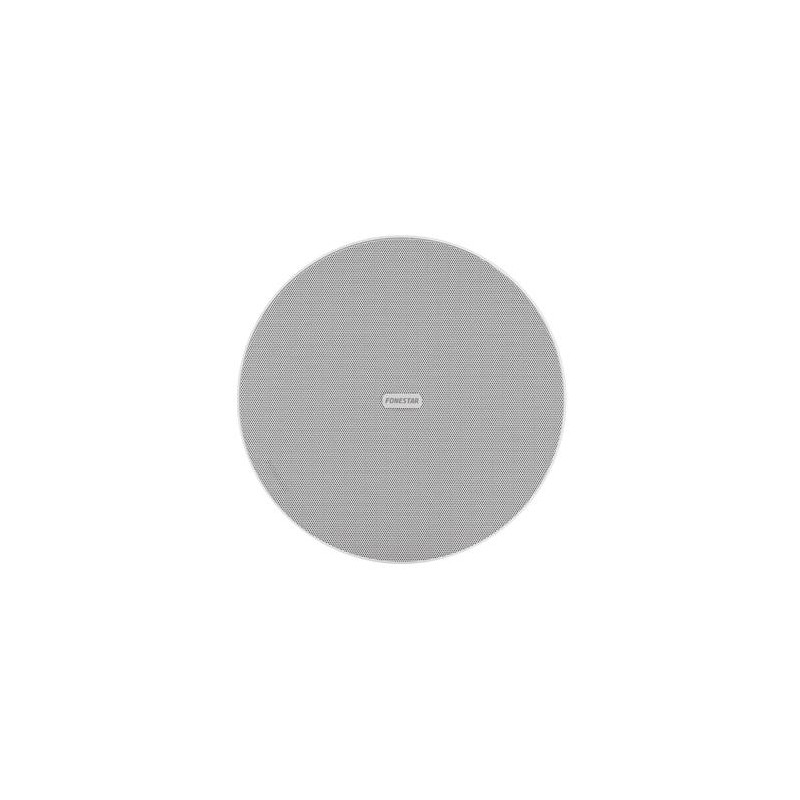Fonestar Vestavný bezrámový reproduktor 20 W/8ohm, 6,5", 110 Hz–20 kHz, otvor 175 mm, hl 35 mm, ABS, bílý