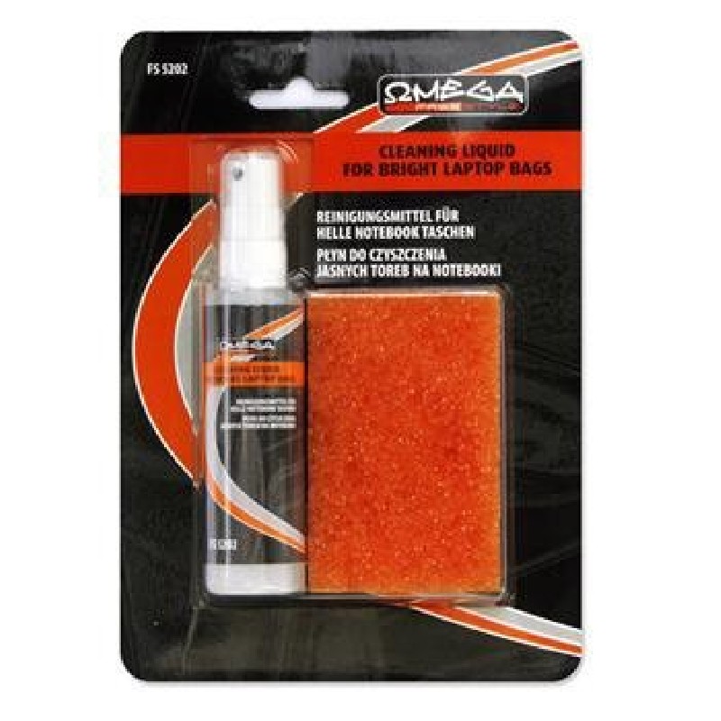 OMEGA čistící sada na tmavé brašny 50 ml + houbička