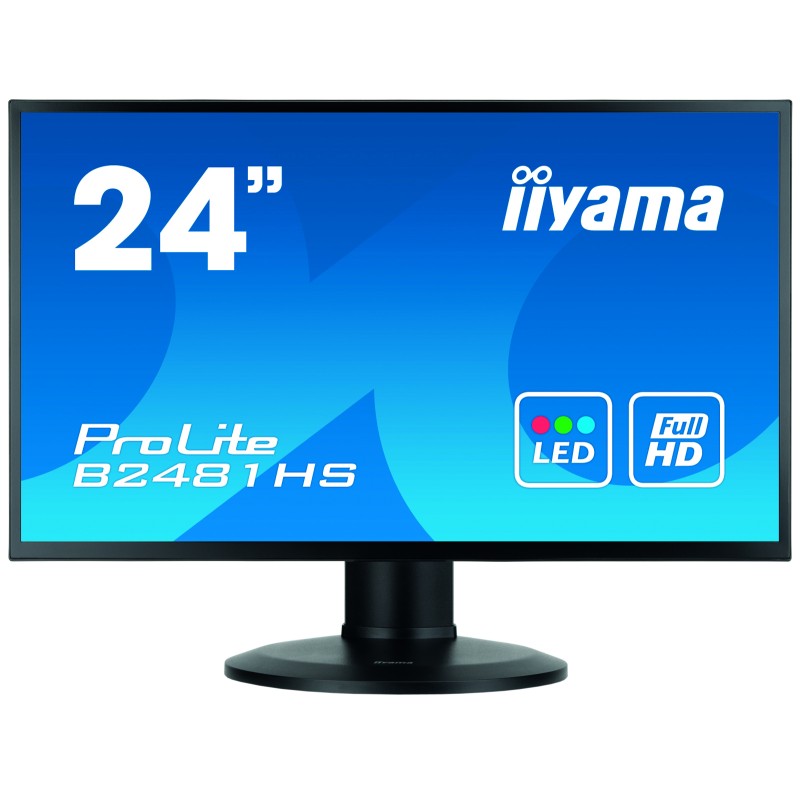 IIYAMA XB2481HS-B1 C Monitor 24inch IPS Full HD DVI-D HDMI speakers