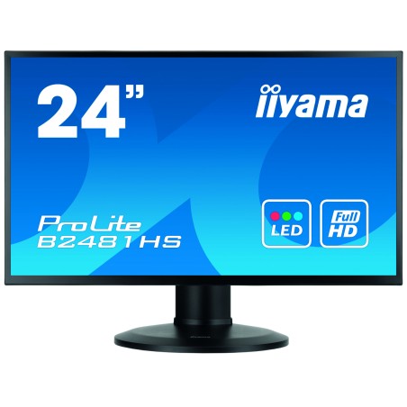 IIYAMA XB2481HS-B1 C Monitor 24inch IPS Full HD DVI-D HDMI speakers