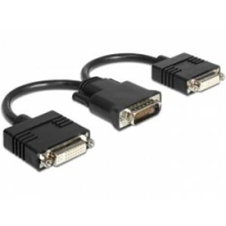 Delock adaptér DMS-59 samec 2xDVI 24+5 samice 20 cm