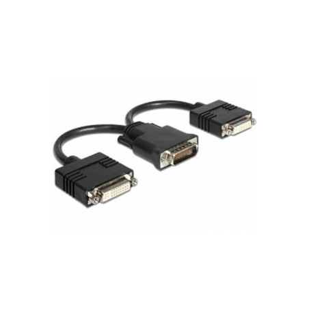 Delock adaptér DMS-59 samec 2xDVI 24+5 samice 20 cm