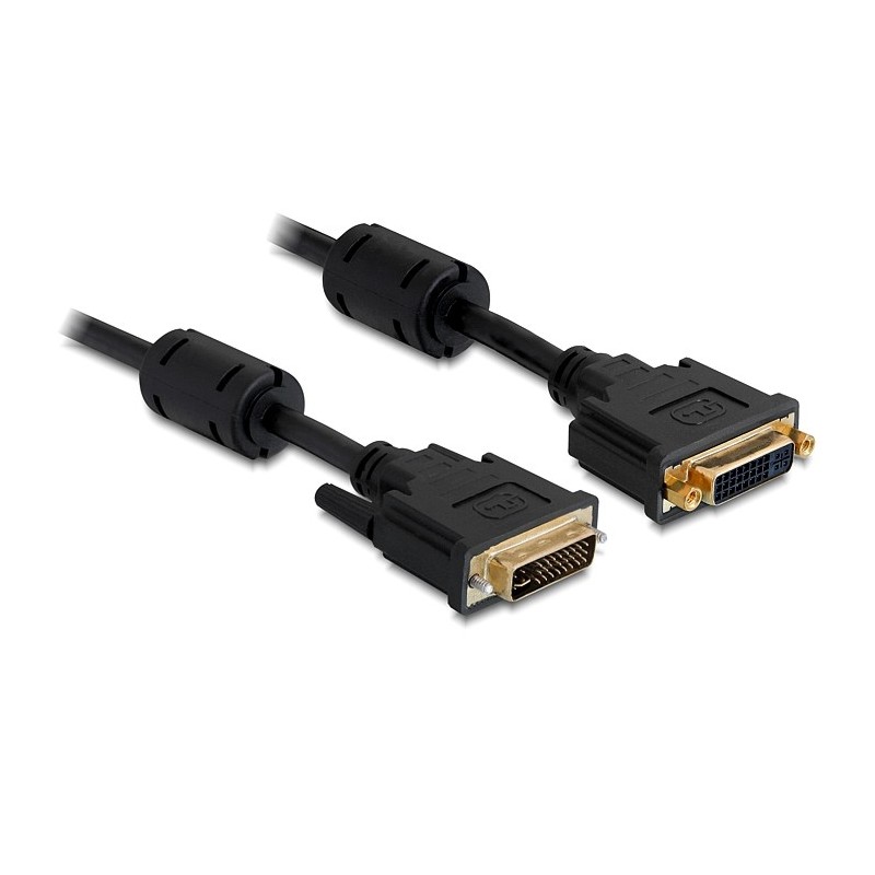 Delock prodlužovací kabel DVI-I 24+5 samec/samice, 1m