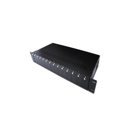 Digitus 19" ŠASI pro Mediakonvertory (14 slot) ,2U pro řady DN-82x1x, DN-82x2x a DN-82x3x