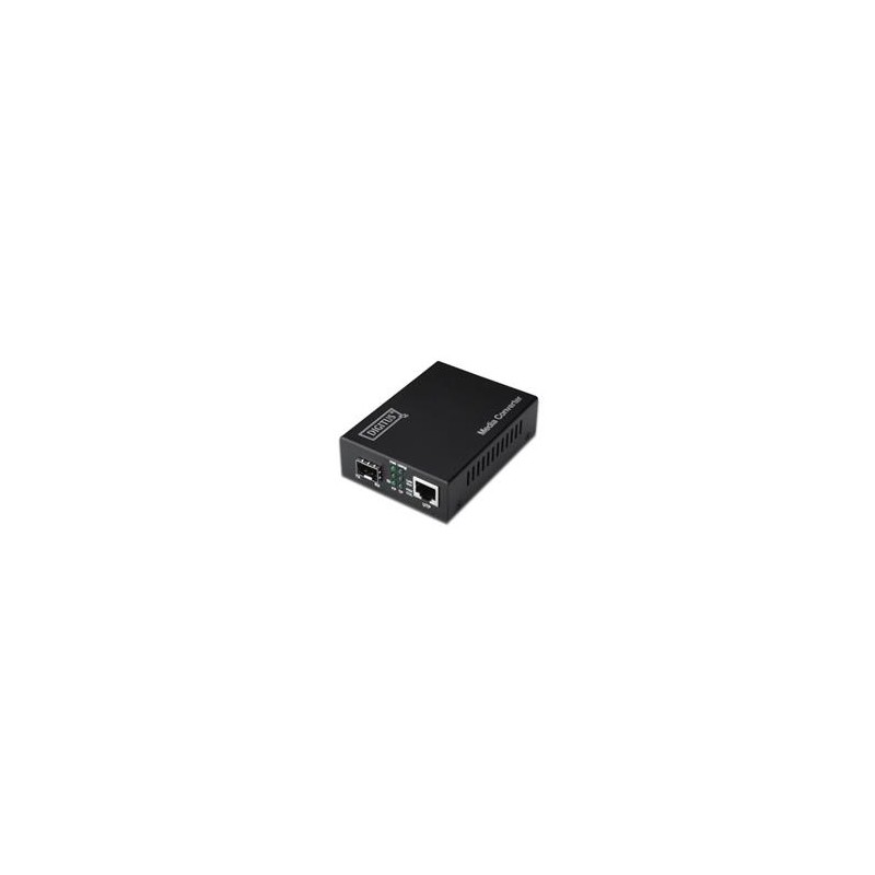 Digitus Media Converter 10/100/1000Base-T to SFP slot + zdroj 80km - bez SFP modulu