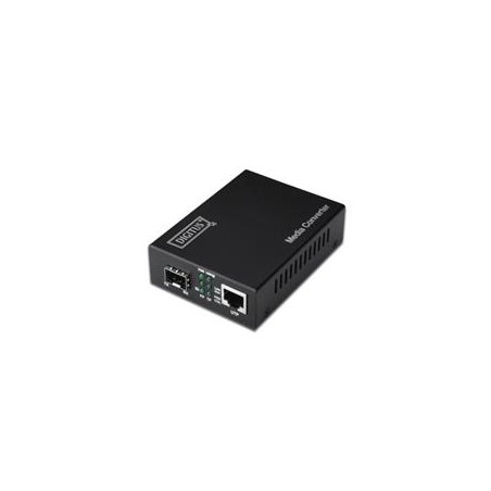 Digitus Media Converter 10/100/1000Base-T to SFP slot + zdroj 80km - bez SFP modulu