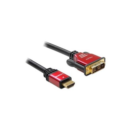 Delock Kabel High Speed HDMI – HDMI A samec DVI samec 5 m