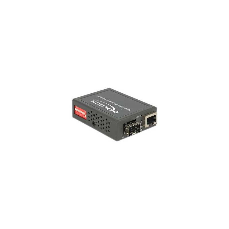 Delock Media konvertor 10/100/1000Base-T to SFP, kompaktní