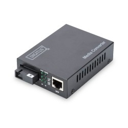 Digitus Media Converter, Singlemode, BiDi, WDM Gigabit Ethernet, Tx1550nm / Rx1310nm SC connector, Up to 20km