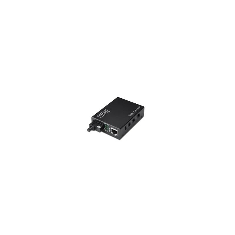 Digitus Media Converter, Singlemode, BiDi, WDM 10/100Base-TX to 100Base-FX, Tx1550nm / Rx1310nm SC connector, Up to 80km